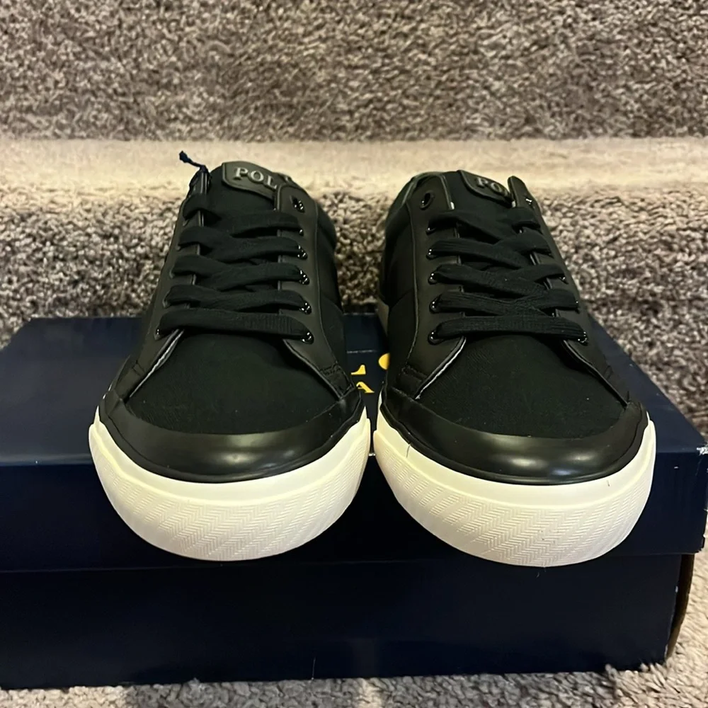 Polo Ralph Lauren Ian Boat Deck Shoes Sneakers new black Men’s Size 11.5